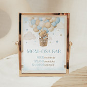 Teddy Bear Hete Luchtballon Moeder Osa Bar Poster