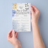 Teddy Bear Hoe oud waren mama- en papa-doucheruimk Flyer (Hand)