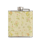 Teddy Bear Holding Hart Foto Valentijnsdag Heupfles (Achterkant)