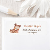 Teddy Bear Honey Bee Label (Insitu)