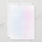 Teddy Bear Hot Air Ballon Geslacht Kaart (Achterkant)