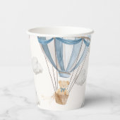 Teddy Bear Hot Air-ballon Papieren Bekers (Achterkant)