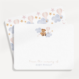 Teddy Bear & Hot Air Balloon, uit de kwekerij van Kaart