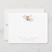 Teddy Bear & Hot Air Balloon, uit de kwekerij van Kaart (Voorkant)