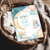 Teddy Bear Houston, we hebben een jongen Diapper R Informatiekaartje