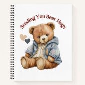 Teddy Bear Hug Notitieboek (Voorkant)
