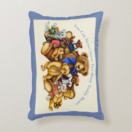 TEDDY BEAR HUGS ACCENT PILLOW *Customize Accent Kussen (Voorkant(Verticaal))