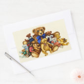 TEDDY BEAR HUGS STICKERS rechthoekig blad (Envelop)
