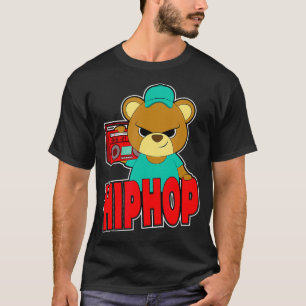 Teddy Bear Hustle Hip Hop Money Rap DJ T-shirt