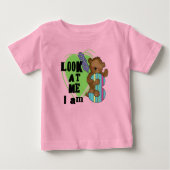 Teddy Bear Ik ben 3 Verjaardag Tshirts en Geschenk (Voorkant)