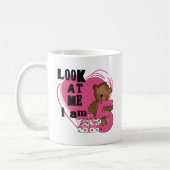 Teddy Bear Ik ben 5 Verjaardag T-shirts en Geschen Koffiemok (Links)