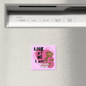 Teddy Bear Ik ben 5 Verjaardag T-shirts en Geschen Magneet (Insitu (Vaatwasser))