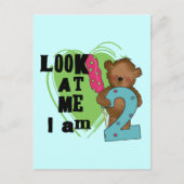 Teddy Bear, ik ben twee T-shirts en cadeautjes Briefkaart (Voorkant)