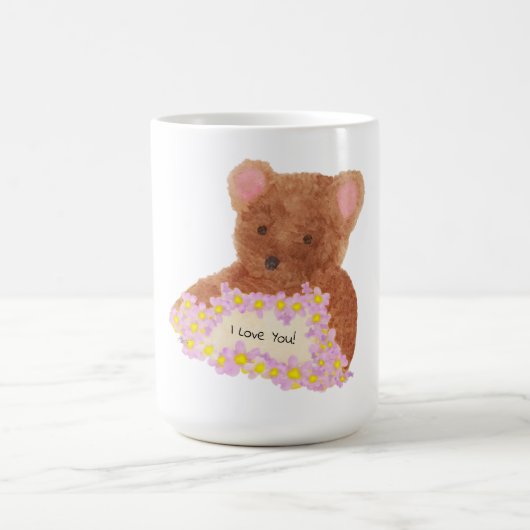 Teddy Bear - Ik hou van je! KoffieMok (Center)