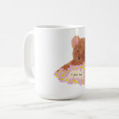 Teddy Bear - Ik hou van je! KoffieMok (Voorkant links)