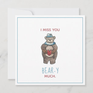 Teddy Bear, ik mis je veel Valentijn