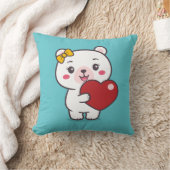 Teddy Bear Illustratie Kussen (Deken)