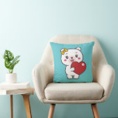 Teddy Bear Illustratie Kussen (Stoel)