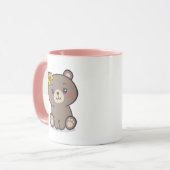 Teddy Bear Illustratie Mok (Voorkant links)
