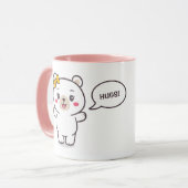 Teddy Bear Illustratie Mok (Voorkant links)