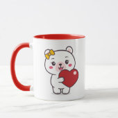 Teddy Bear Illustratie Mok (Links)