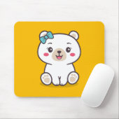 Teddy Bear Illustratie Muismat (Met muis)