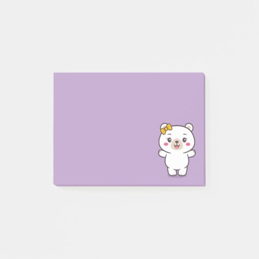 Teddy Bear Illustratie Post-it® Notes (Voorkant)