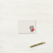 Teddy Bear Illustratie Post-it® Notes (Op bureau)