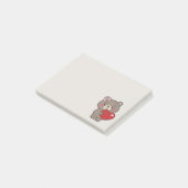 Teddy Bear Illustratie Post-it® Notes (Schuin)