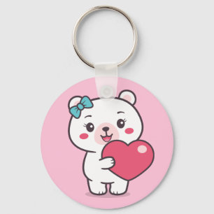 Teddy Bear Illustratie Sleutelhanger