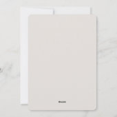 Teddy Bear in een Baby shower van een luchtballon Feestdagenkaart (Achterkant)