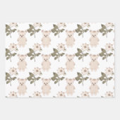 Teddy Bear in een dress Inpakpapier Vel (Voorkant 2)