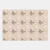 Teddy Bear in een dress Inpakpapier Vel (Voorkant)