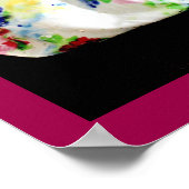 Teddy Bear in een dress Poster (Hoek)