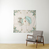 Teddy Bear in Pet Cute Sweet Schattig Whimsy Wandkleed (In Situ (horizontaal))