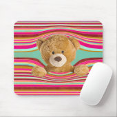 Teddy Bear in Stripes Muismat (Met muis)