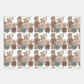 Teddy Bear Inpakpapier Vel (Voorkant 3)