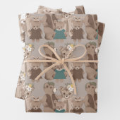 Teddy Bear Inpakpapier Vel (In situ)