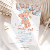 Teddy Bear Invitation Baby shower Kaart