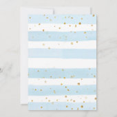 Teddy Bear Invitation Baby shower Kaart (Achterkant)