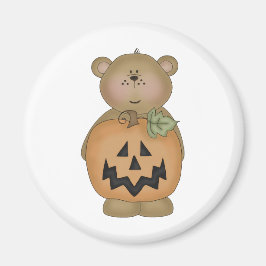 Teddy Bear Jack O'lantern Magneet