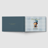 Teddy Bear Jean Baby shower Blue Gastenboek (Volledig)