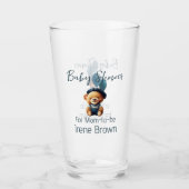 Teddy Bear Jean Baby shower Glas (Voorkant)