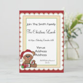 Teddy Bear Kaart (Staand voorkant)