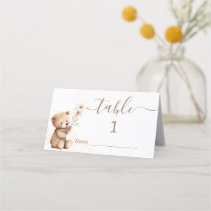 Teddy Bear kaarten plaatsen Plaatskaartje