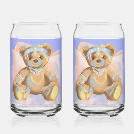 Teddy Bear kan glas drinken