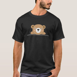 Teddy Bear Kawaii Cartoon Aesthetisch Schuddier Lo T-shirt