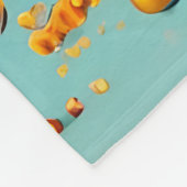 Teddy Bear Kerst Gepersonaliseerde Kinderen Fleece Deken (Hoek)