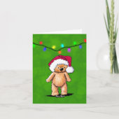 Teddy Bear-kerstkaarten Feestdagen Kaart (Voorkant)