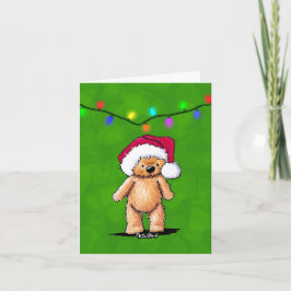 Teddy Bear-kerstkaarten Feestdagen Kaart